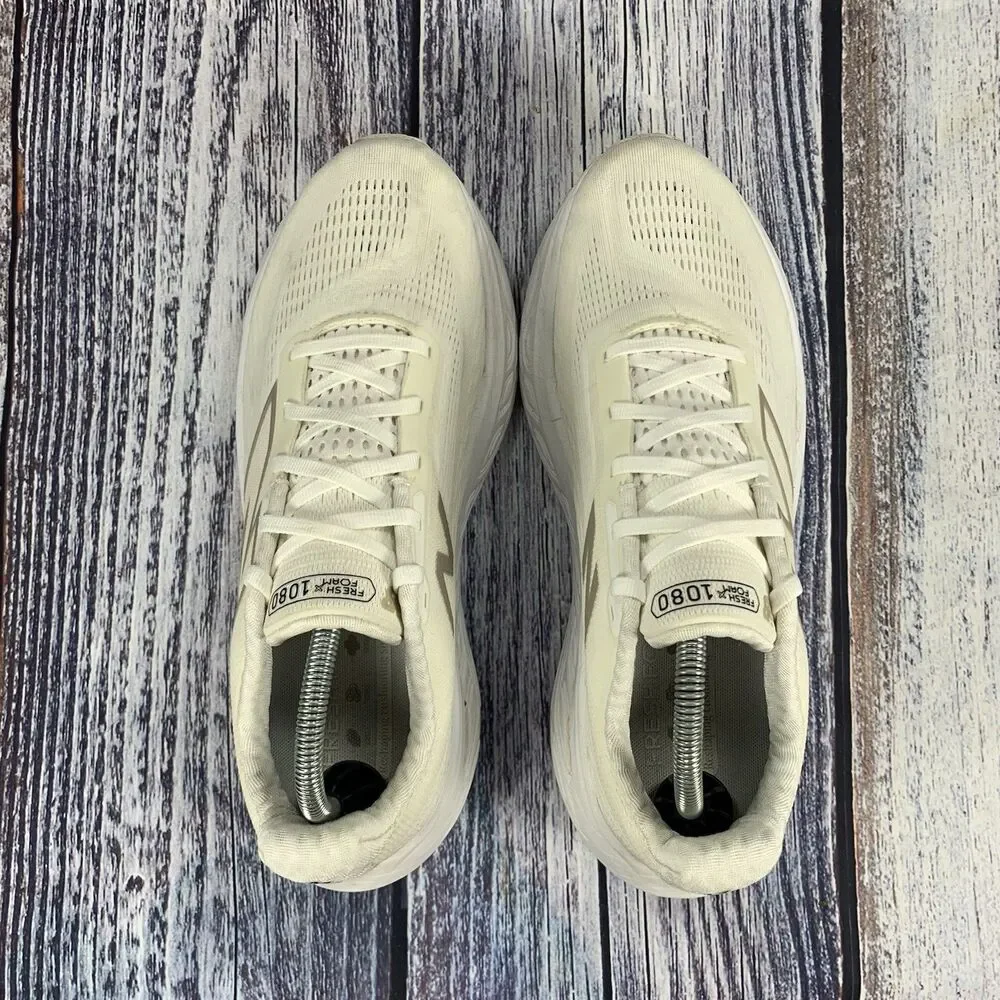 New Balance Fresh Foam X 1080 v14 White Running Shoes W1080W14 Women’s Size 11